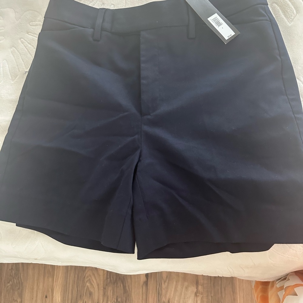 Banana Republic Women's Navy Flat Front Shorts
